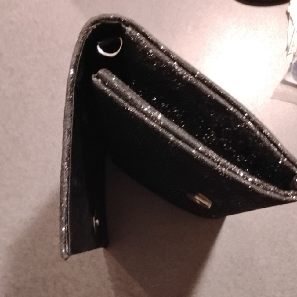 Source Unknown Sparkling Silver Clutch - image 5